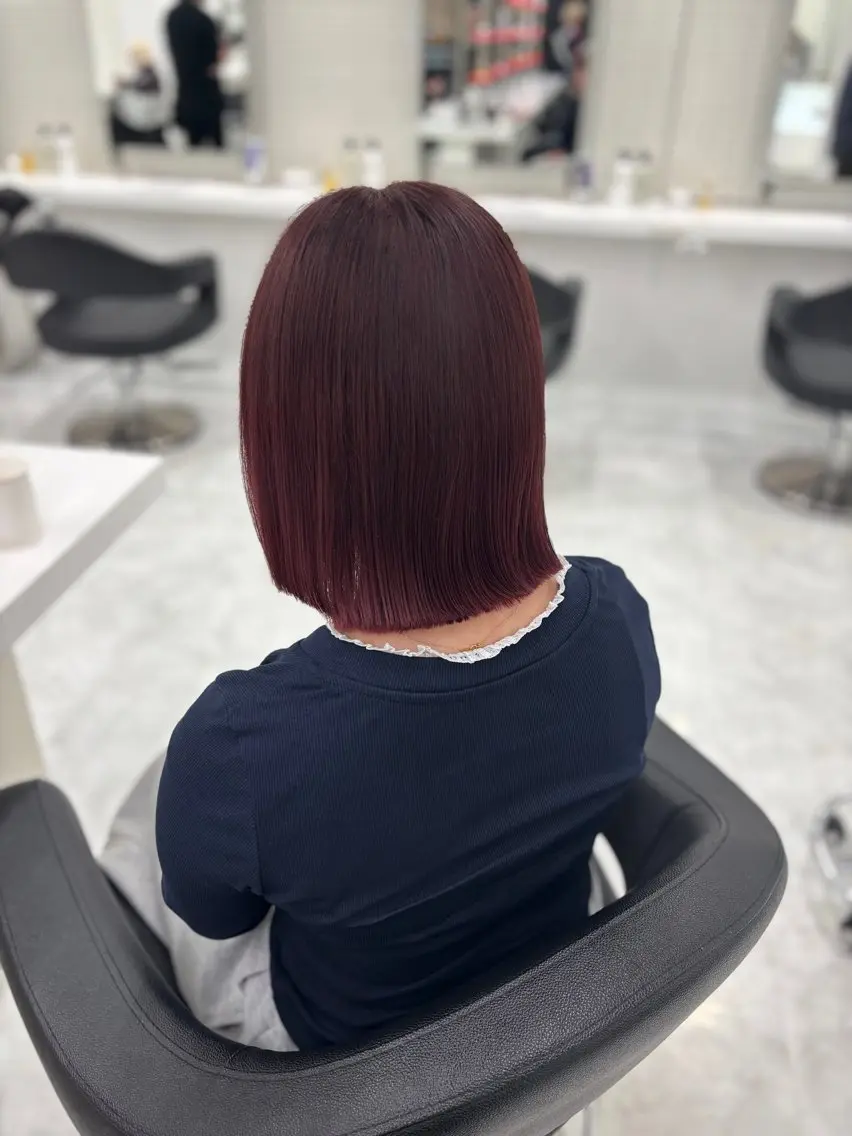 カラー カット ヘアカラー トリートメント 🎀ツヤ髪✖︎ 暖色🎀RYUKAのヘアスタイル
