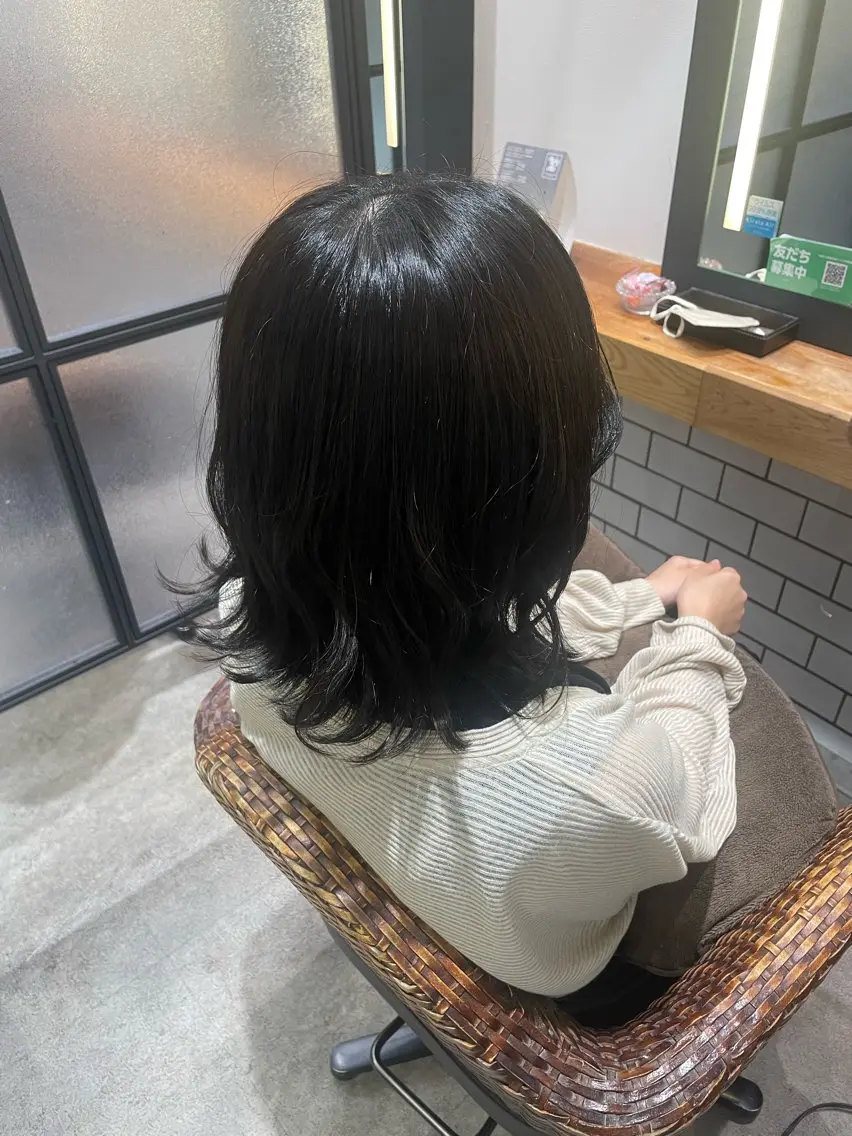 ミディアム カラー グレージュ オリーブグレージュ オリーブグレー 暖色カラー🤎Red Neo meiのヘアスタイル