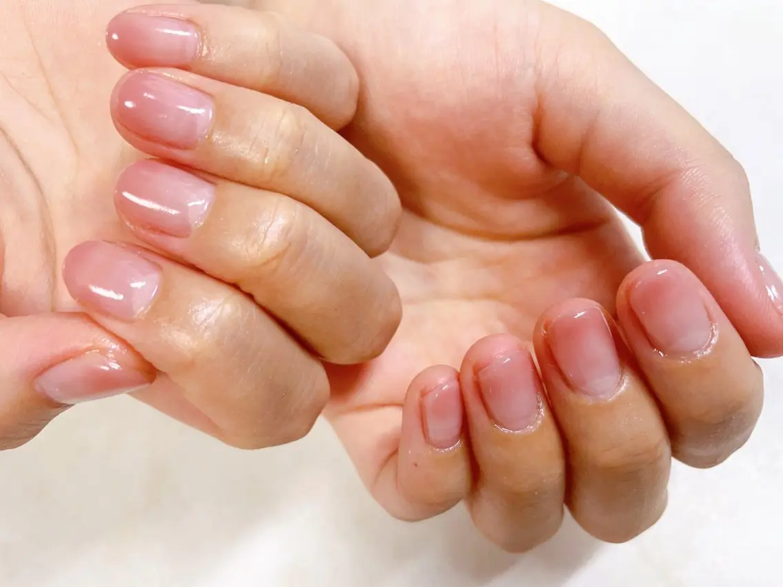 ネイル オーロラネイル フラワーネイル フットネイル フレンチネイル ジェルネイル mogunail &blowのネイルデザイン