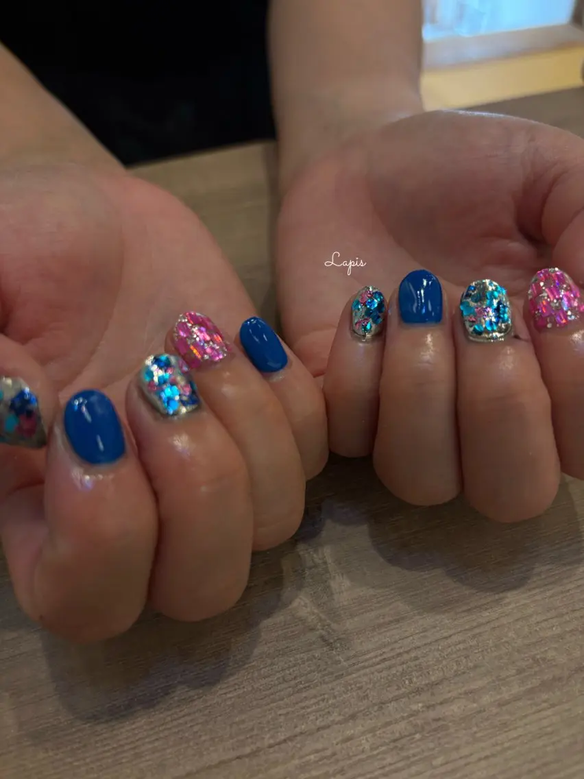 ネイル ハンドネイル Lapis *のネイルデザイン