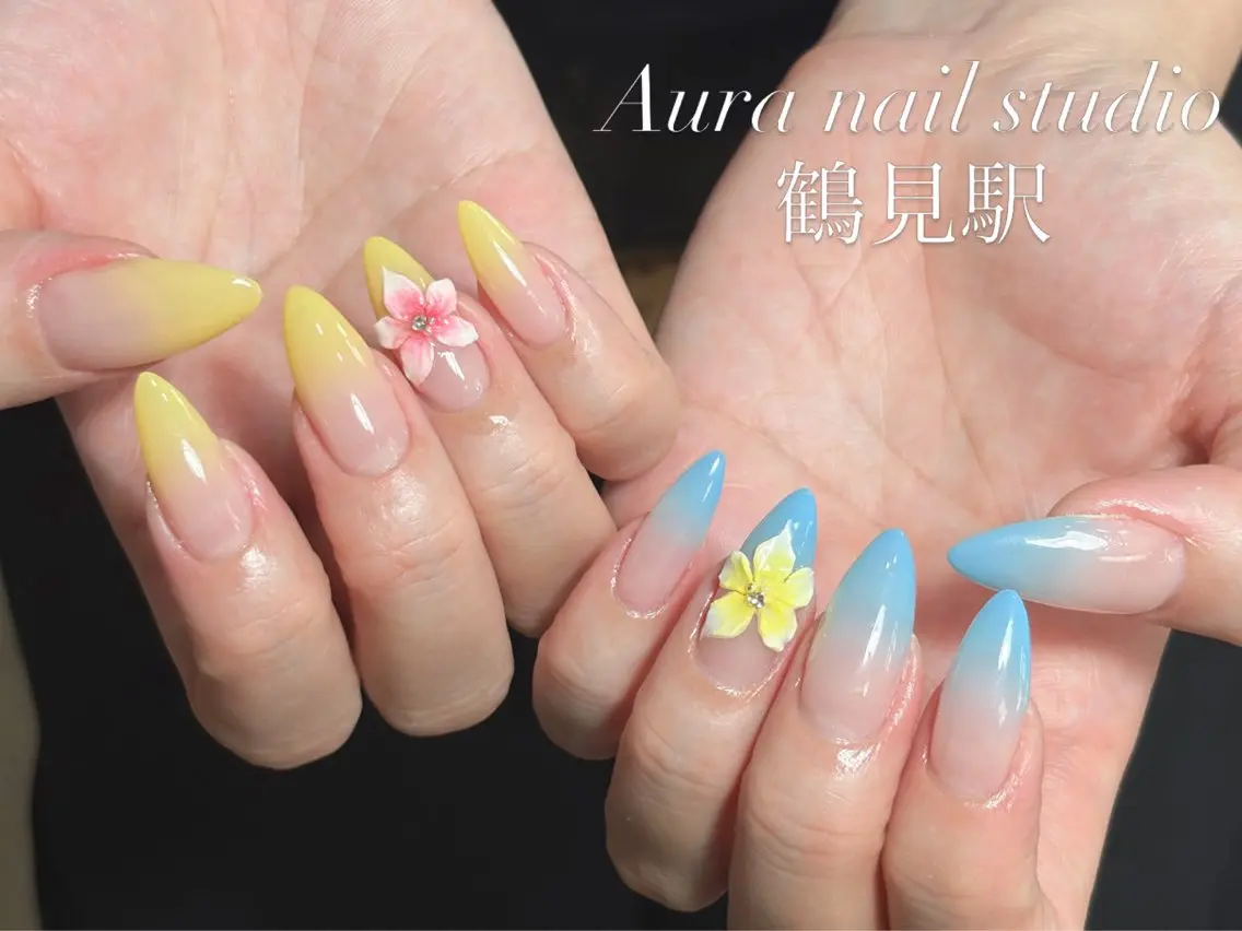 ネイル AURA NAIL 🌟鶴見店のネイルデザイン