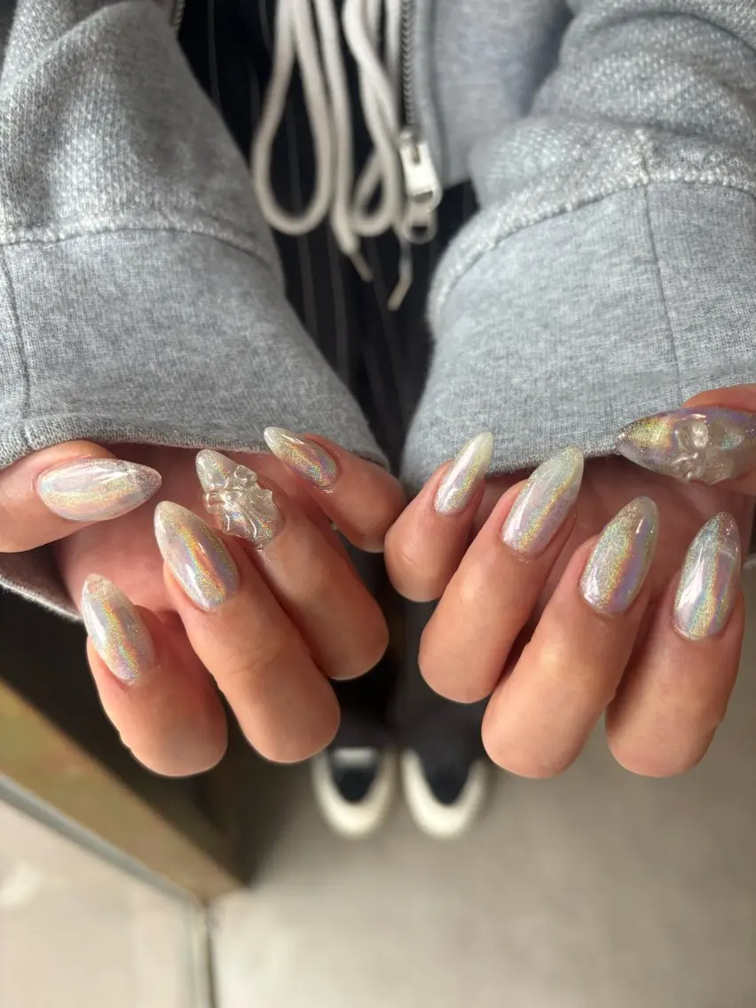 セミロング ハンドネイル Lesest akariのネイルデザイン