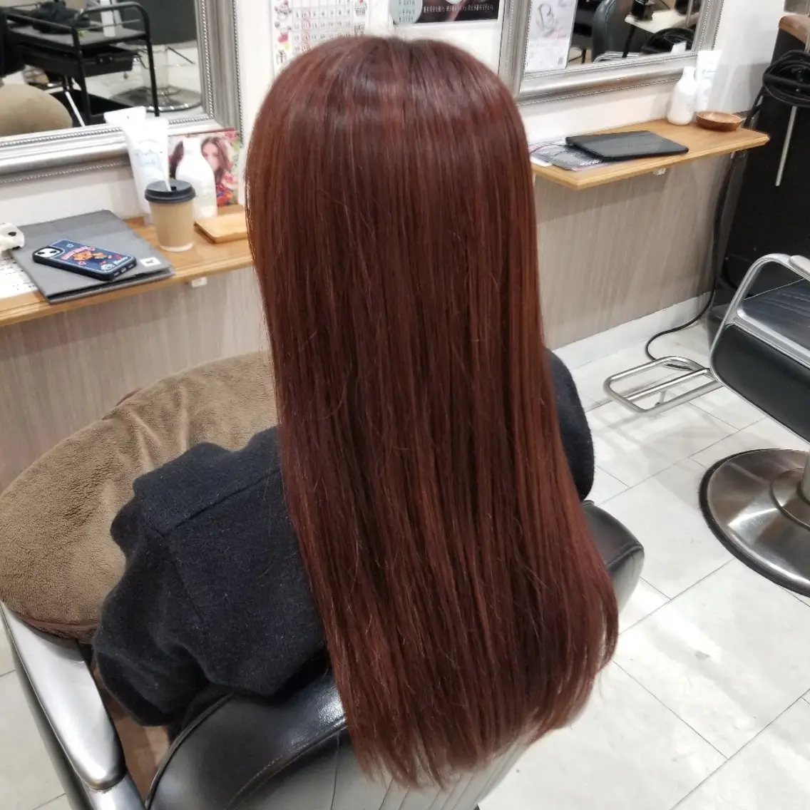 カラー ヘアカラー 暖色🍎透明感カラー 🩵小林かりんのヘアスタイル