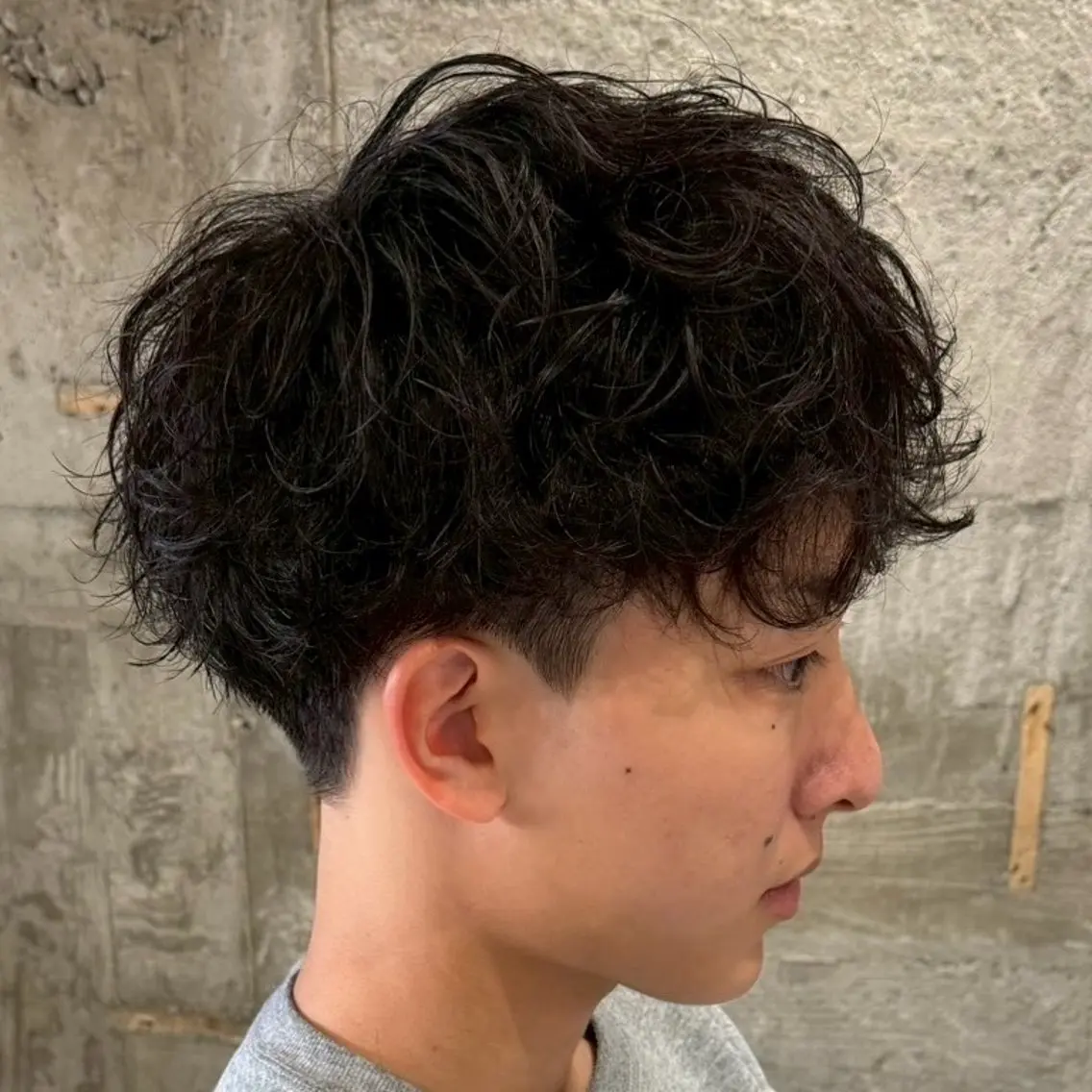 パーマ メンズ 【束感セット】 あおいのヘアスタイル