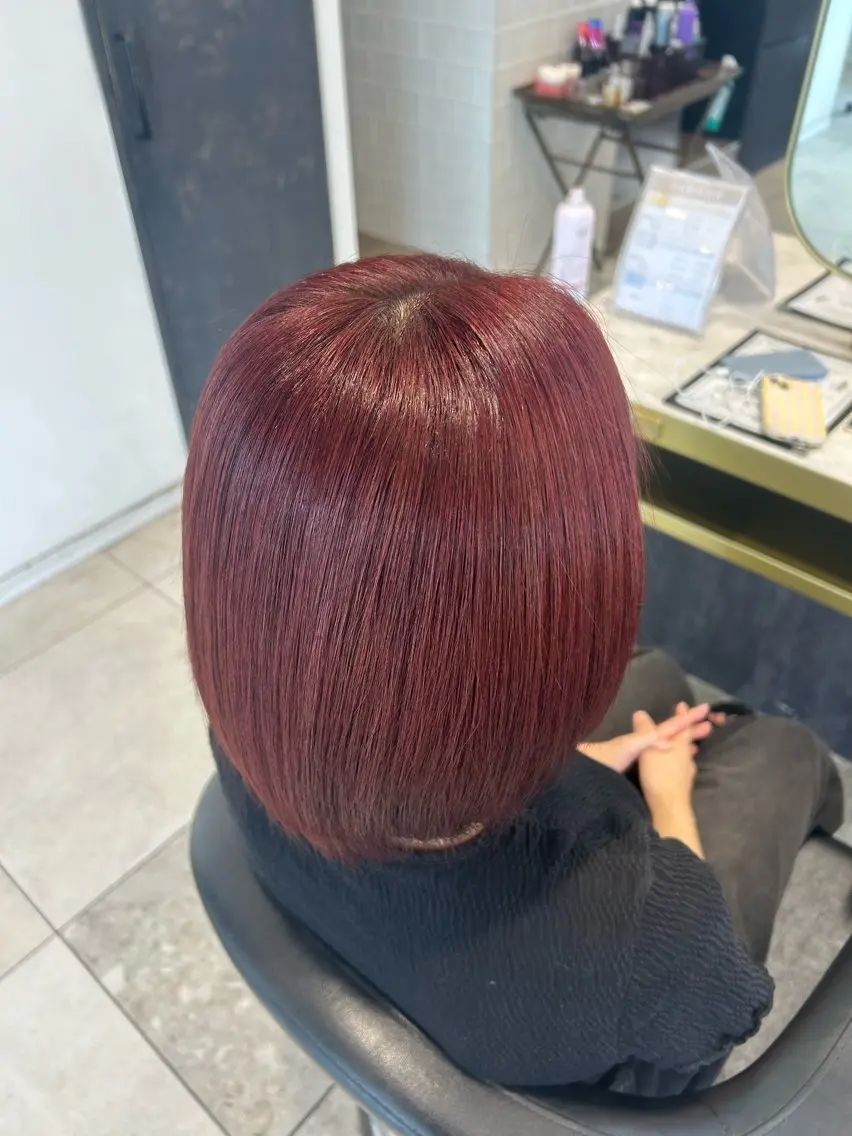 カラー ブリーチ ブラウンカラー 透明感カラー ブリーチなしカラー ヘアカラー トリートメント 🎀透明感カラー ｜ ゆりあ🎀のヘアスタイル