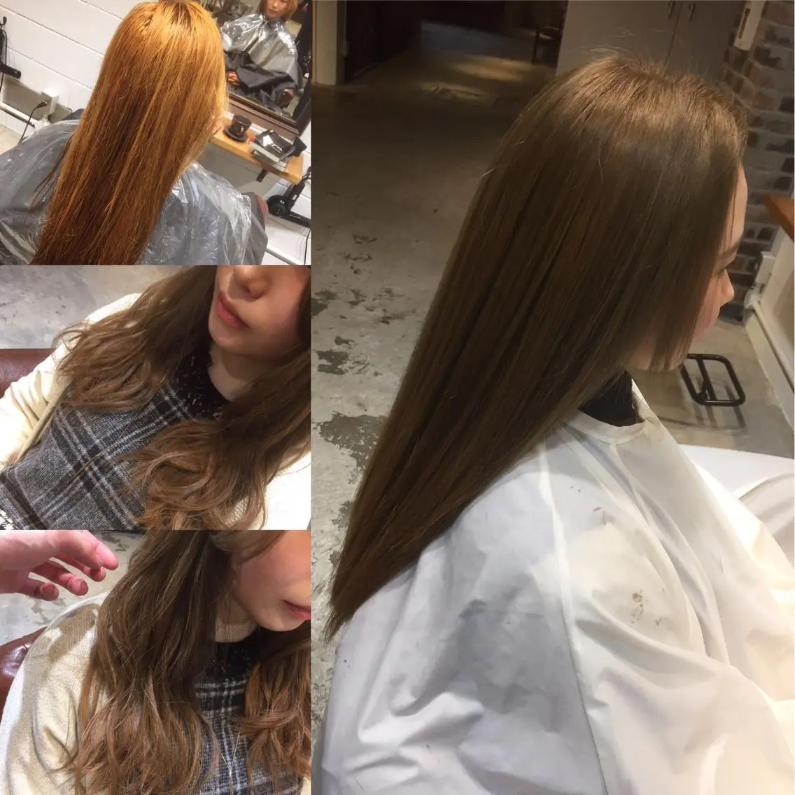 ロング カラー ブリーチ 竹嶌 健吾のヘアスタイル
