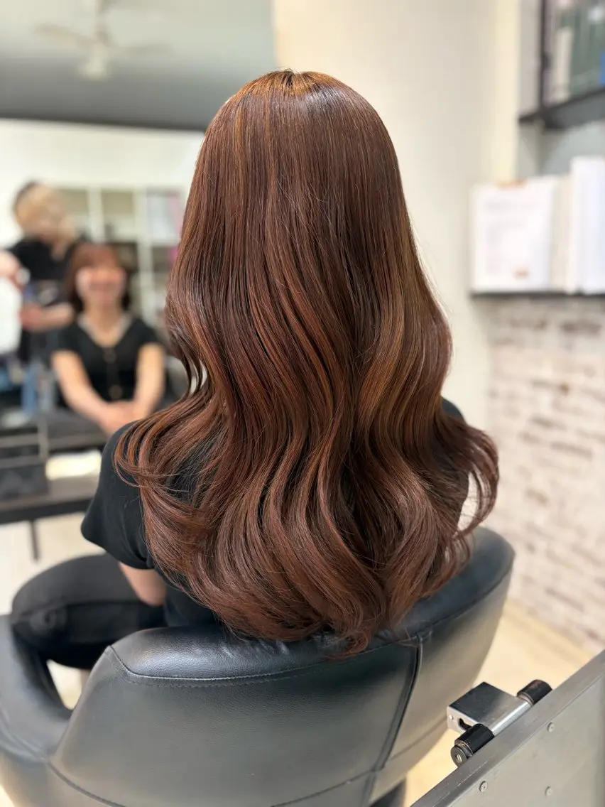 ロング カット ヘアカラー トリートメント 美容室シャルム⭐️ 清水 勇希🩷のヘアスタイル