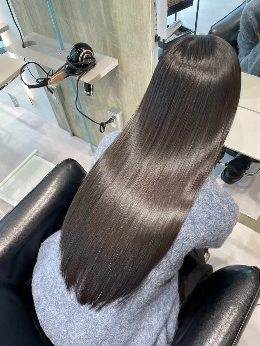 ロング 髪質改善 縮毛矯正 Lino nanaのヘアスタイル