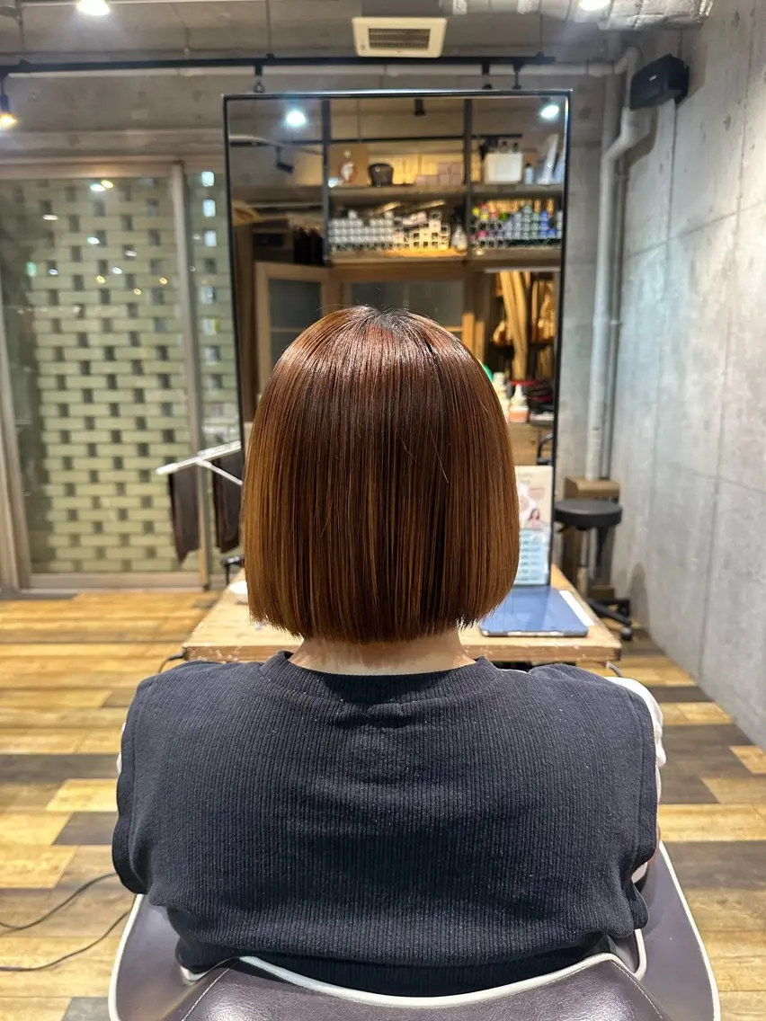 ショート 縮毛矯正 flannel 優介のヘアスタイル