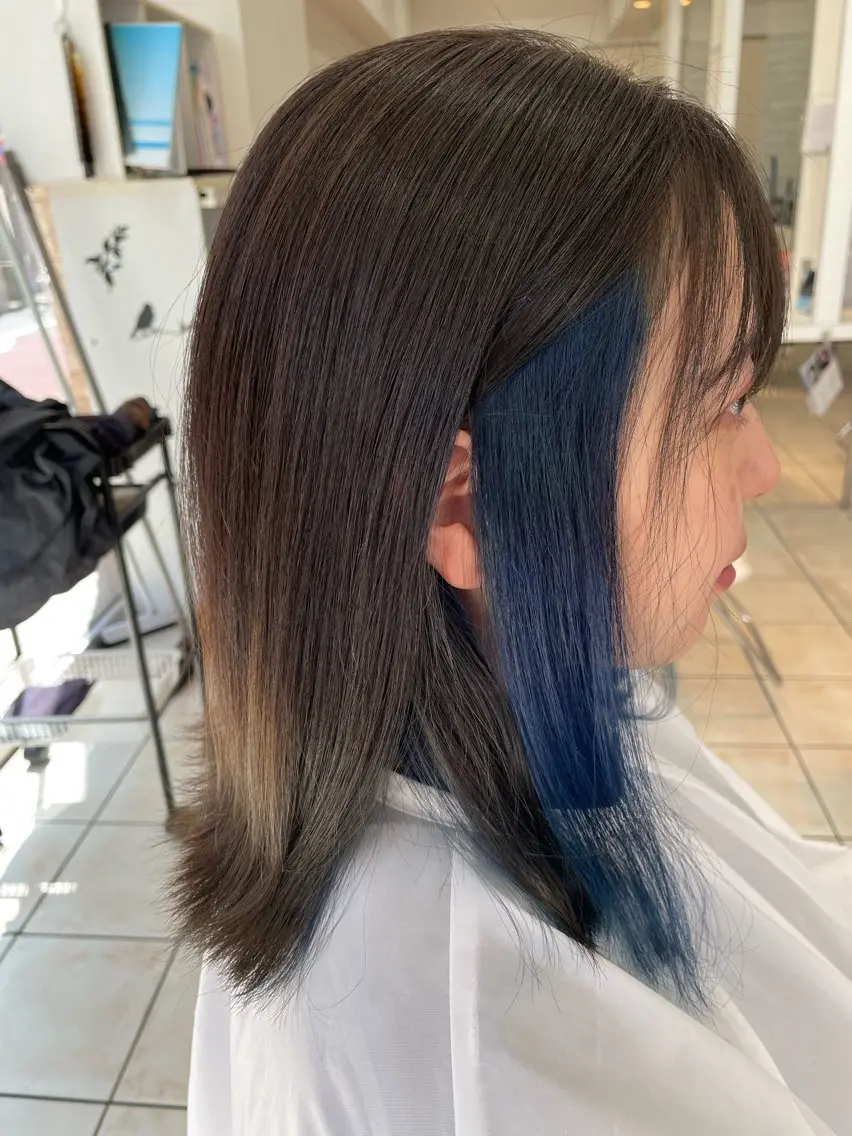 セミロング カラー ヘアカラー トリートメント 髪質改善・白髪ぼかし /お悩み対応カラーのヘアスタイル