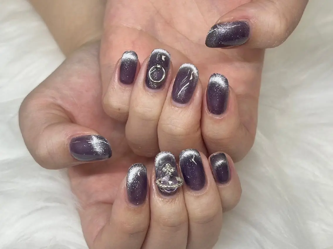 ネイル マグネットネイル ハンドネイル Mxx[ミクス] Horigomeのネイルデザイン