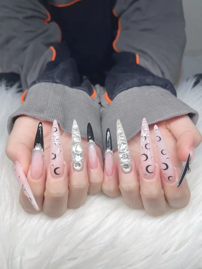 ネイル ハンドネイル Lee Nails チップ長さだし専門店のネイルデザイン