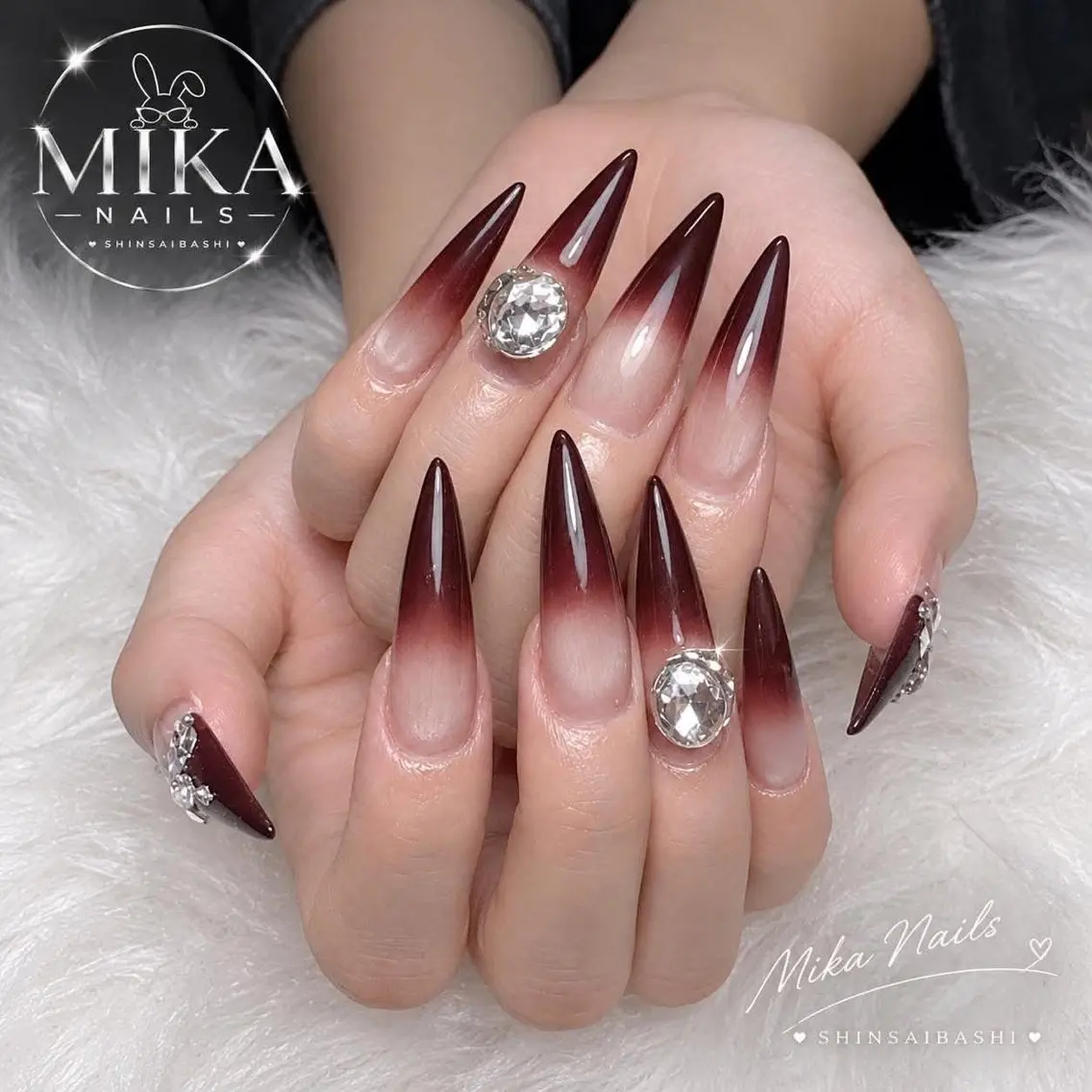 ネイル アートネイル チークネイル ドット フットネイル フレンチネイル ハンドネイル KIMU MIKA.NAILのネイルデザイン