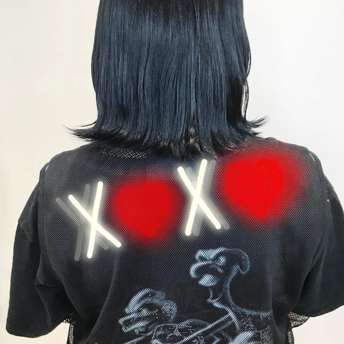 カラー 黒髪 ネイビーカラー 新宿駅近♡個室 ♡関口三都季🌜のヘアスタイル