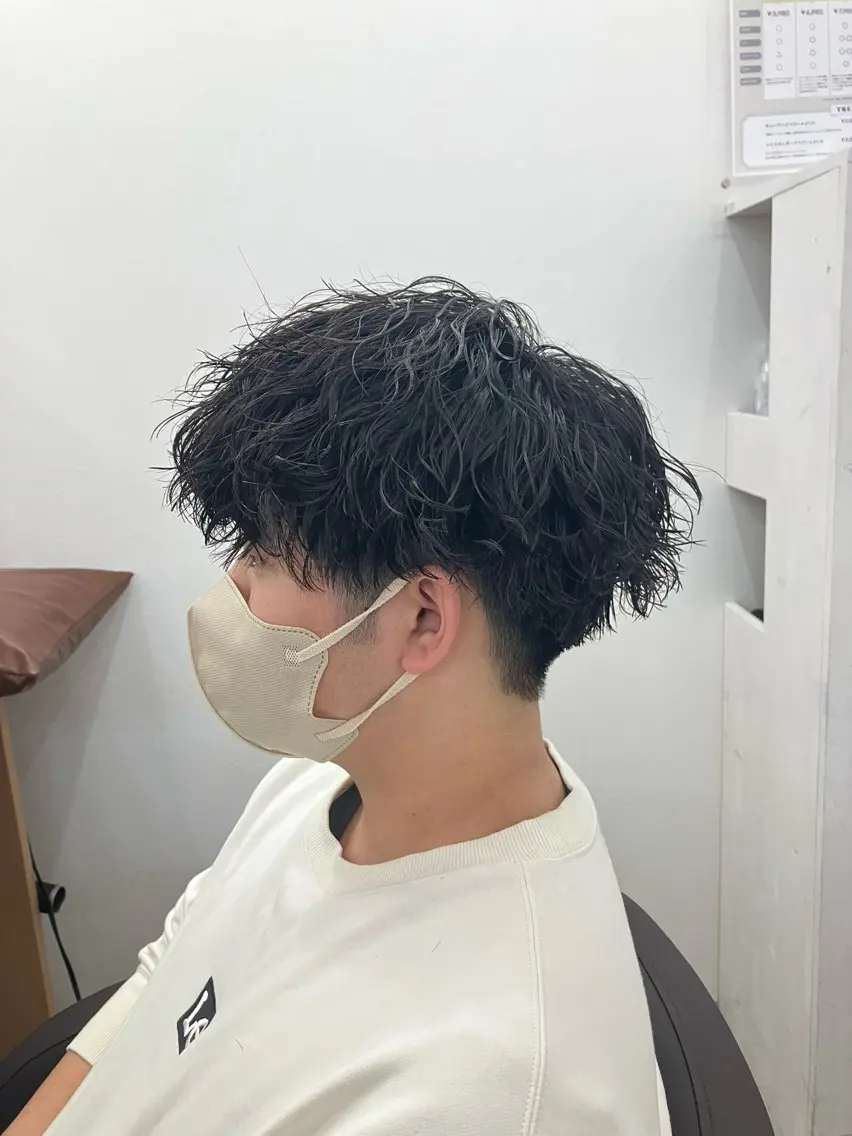 パーマ メンズ カット パーマ SALOWIN高崎店 /湯浅泳作のヘアスタイル