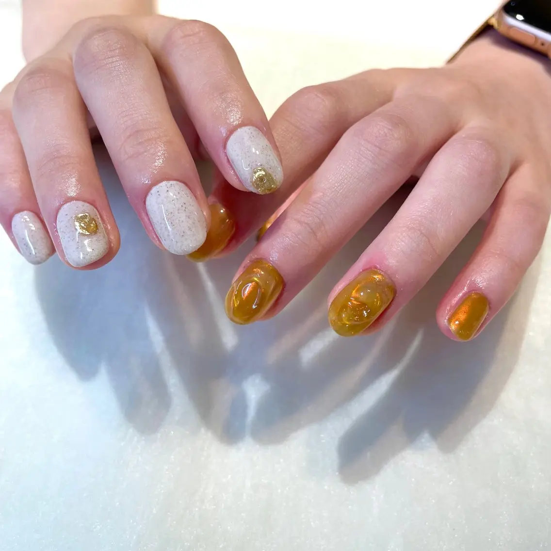 ネイル ハンドネイル 新井 ひなののネイルデザイン