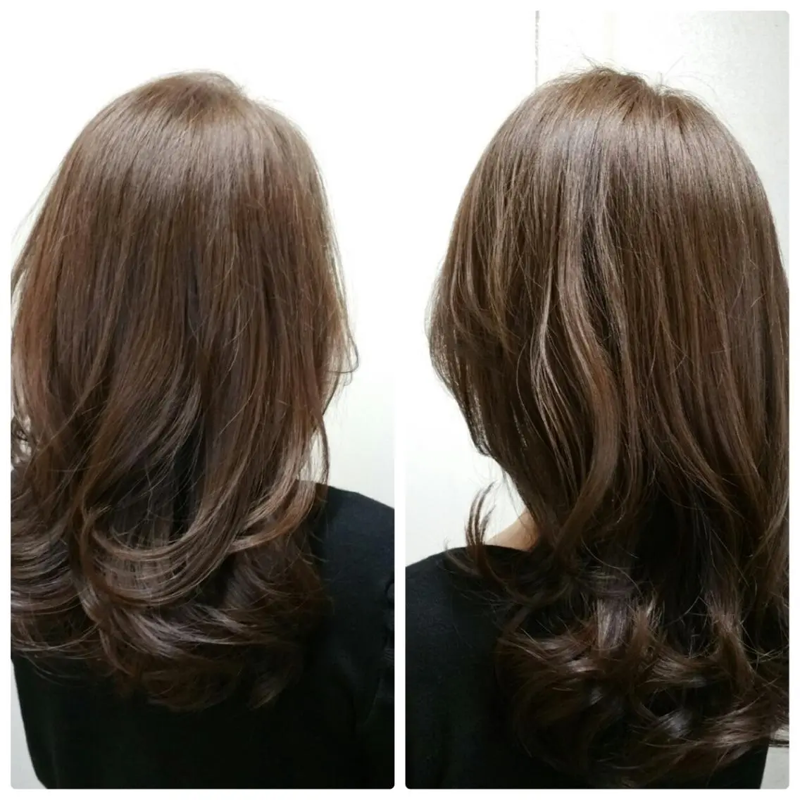 ロング カラー ブラウンカラー グレージュ 坂元 智信のヘアスタイル