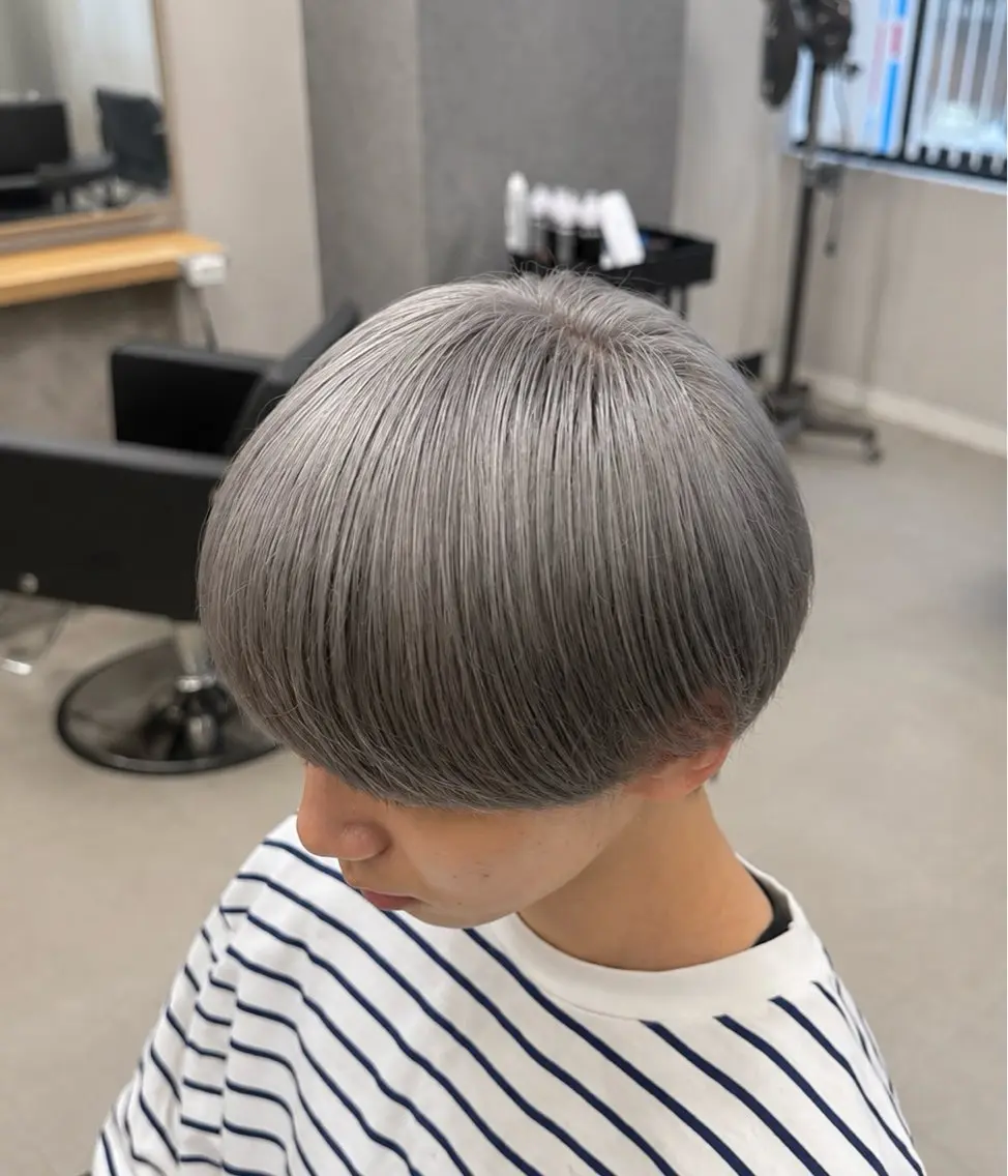 カラー メンズ メンズ特化✨ ハイトーン✨永井のヘアスタイル