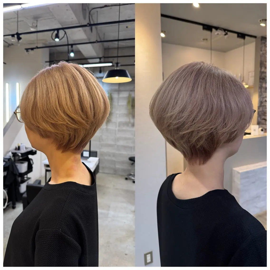 ショート カット ヘアカラー トリートメント 加藤 泰輔のヘアスタイル