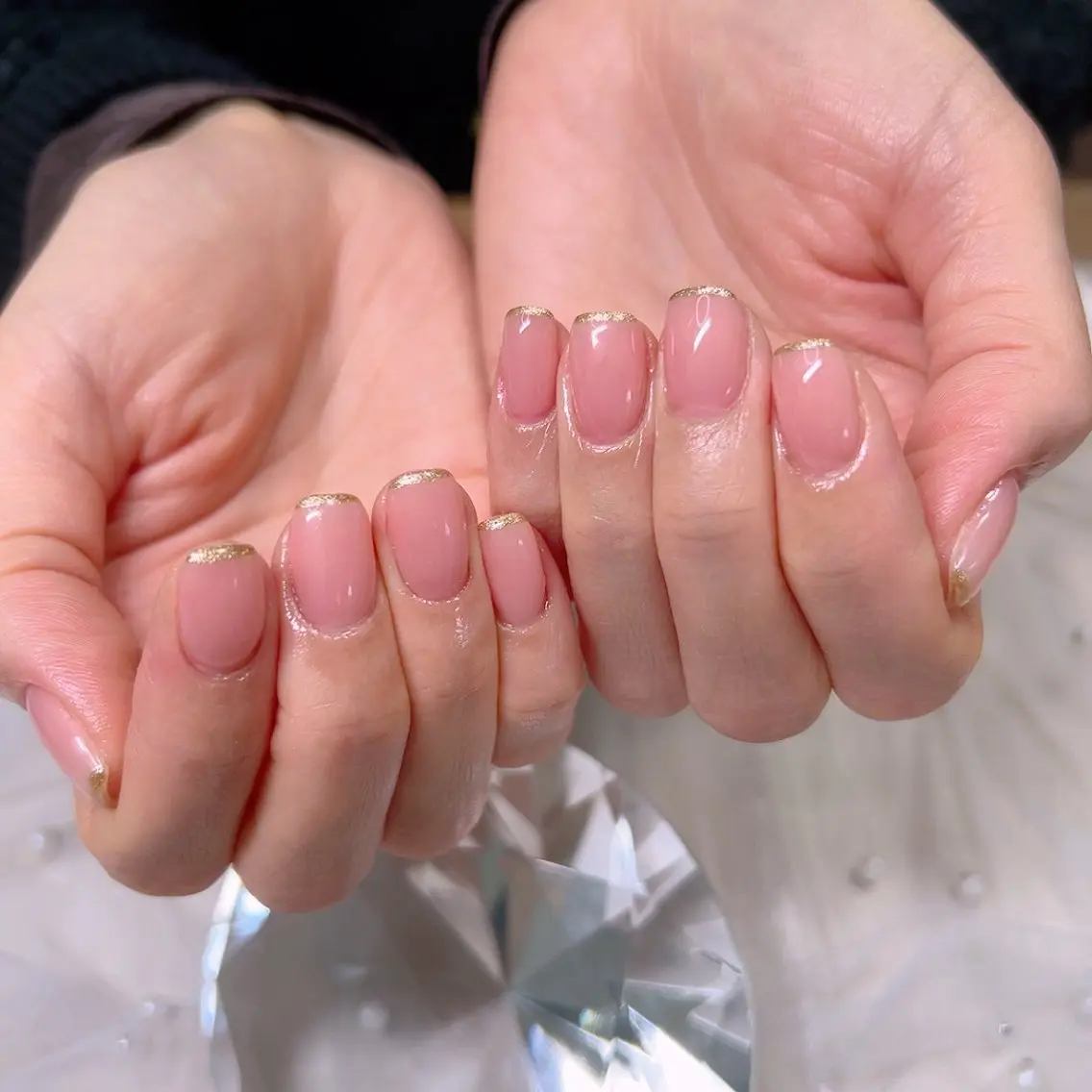 ネイル フレンチネイル マグネットネイル オフィスネイル シンプルネイル Cute Tips nailのネイルデザイン