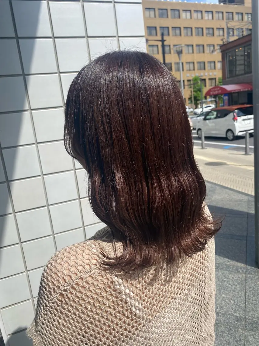 カラー ピンクカラー ParveMix 🪽鳥取彩花のヘアスタイル