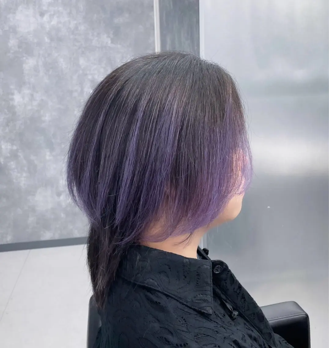 ミディアム カラー メンズ カット ヘアカラー トリートメント ʜᴀʀᴜᴋᴀ♱メンズ ウルフ/ブリーチのヘアスタイル