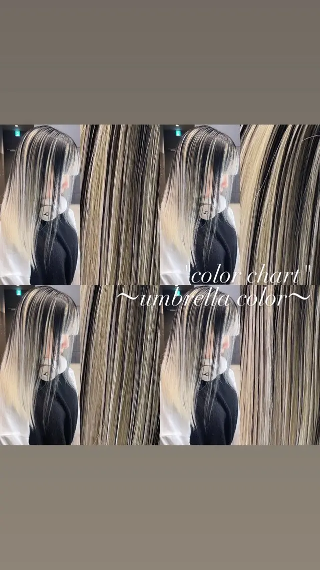 ロング カラー カット ヘアカラー トリートメント ヘアセット 💜ハイトーン💛 マジカルかいちゃんのヘアスタイル