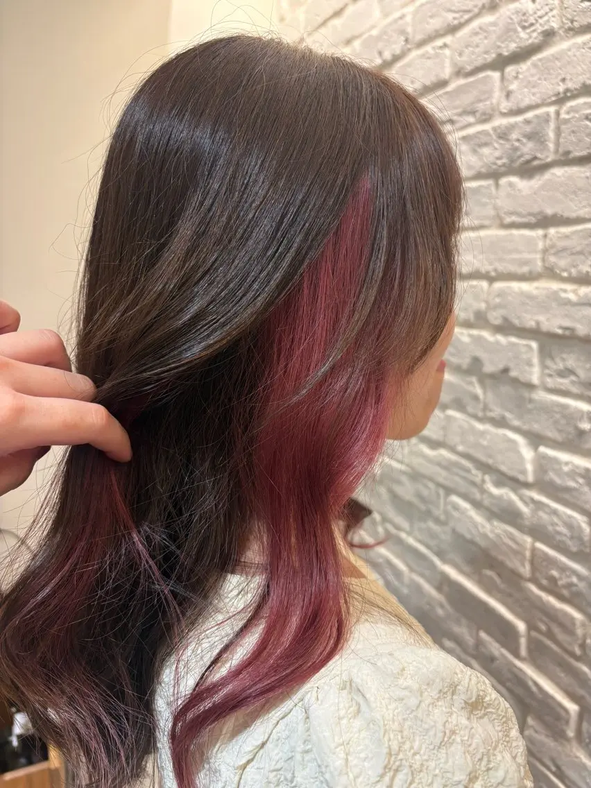 ♡女性限定♡似合わせインナーカラー＋髪質改善ケアトリートメント☁️🩵の写真
