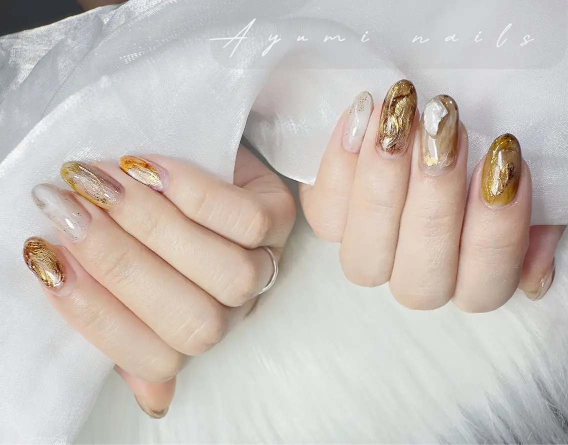 ネイル ハンドネイル YUMI ニュアンスnailsのネイルデザイン