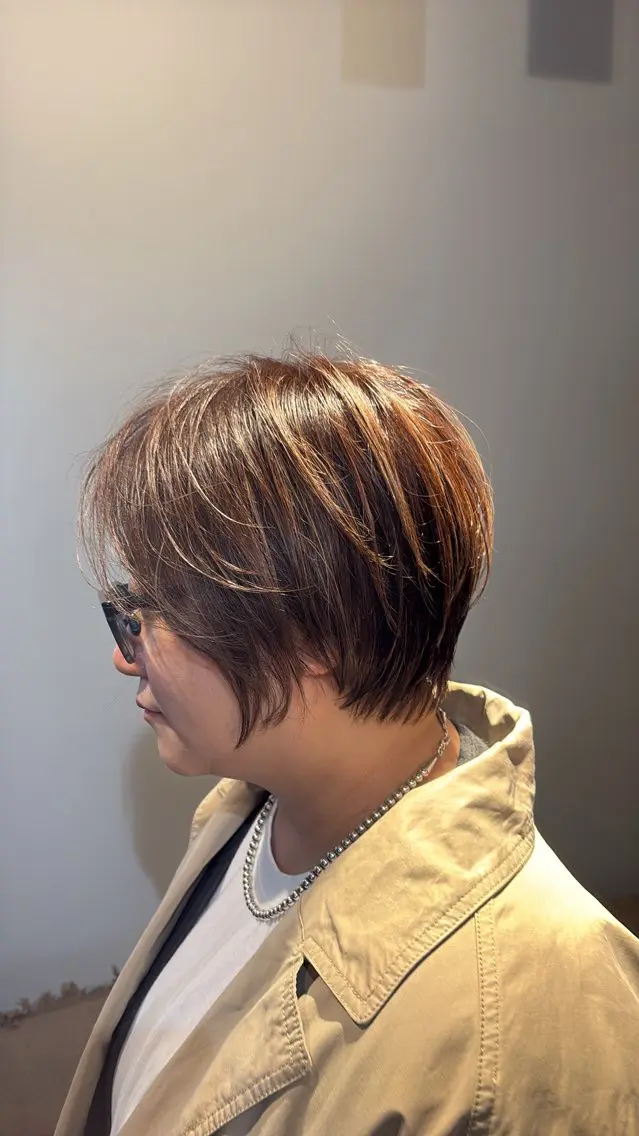 ショート ハイライト/ショート 松倉のヘアスタイル