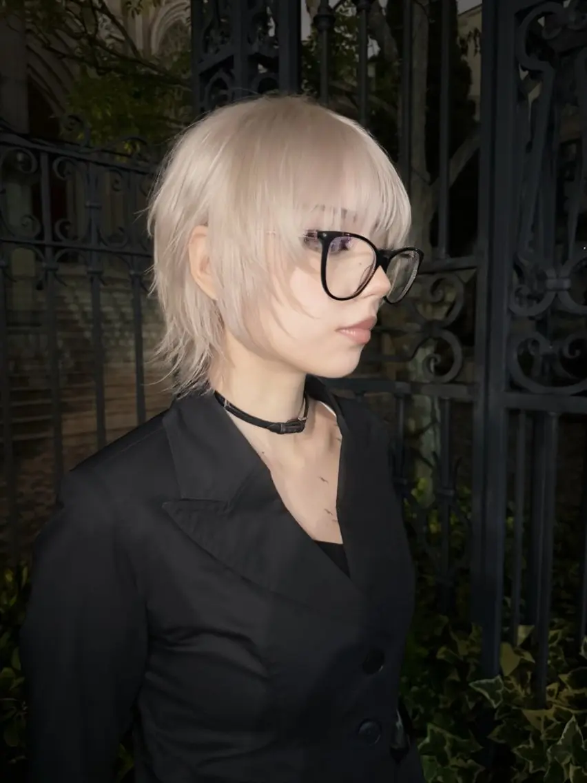 ショート レイヤー×ハイトーン ×デザイン 啓太のヘアスタイル