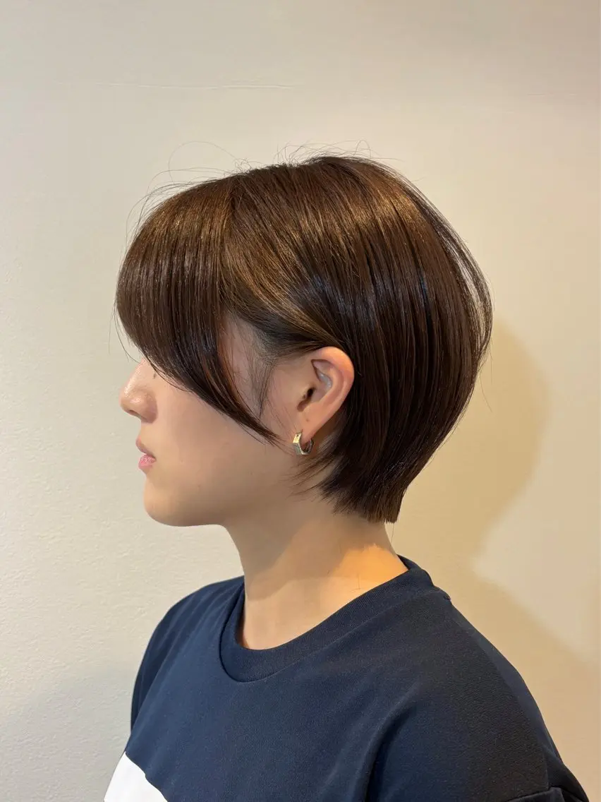 ショート ショートヘア カット トリートメント ショート/レイヤー/ ボブ/安本和史のヘアスタイル