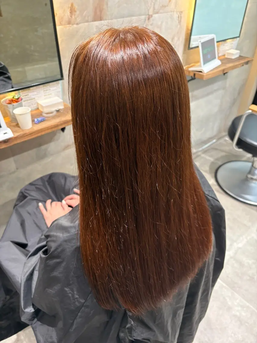 ロング カラー Lafith ミネオアリサのヘアスタイル