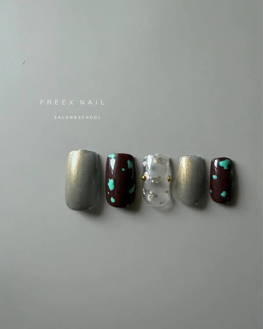 ネイル ハンドネイル ハンドケア freex nail /ニュアンス/個性派のネイルデザイン