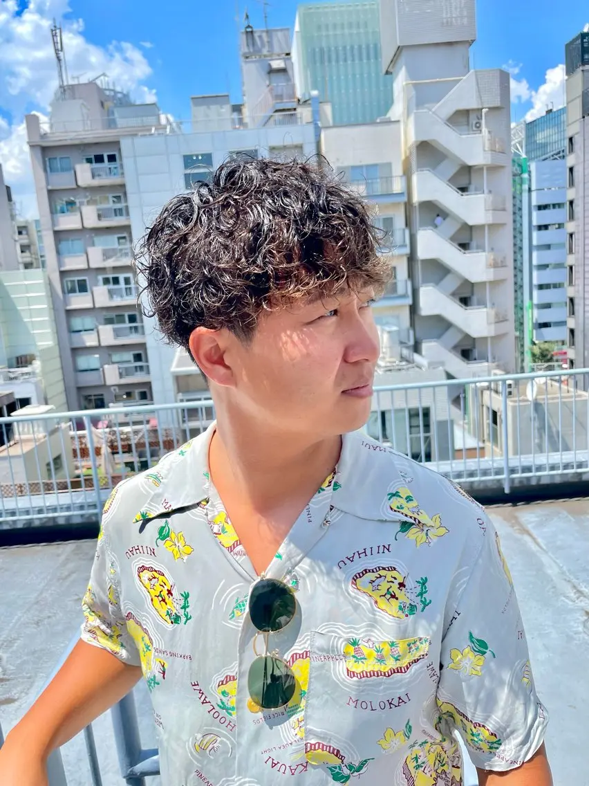 ショート パーマ メンズ メンズパーマ moro 丁寧なカウンセリングのヘアスタイル