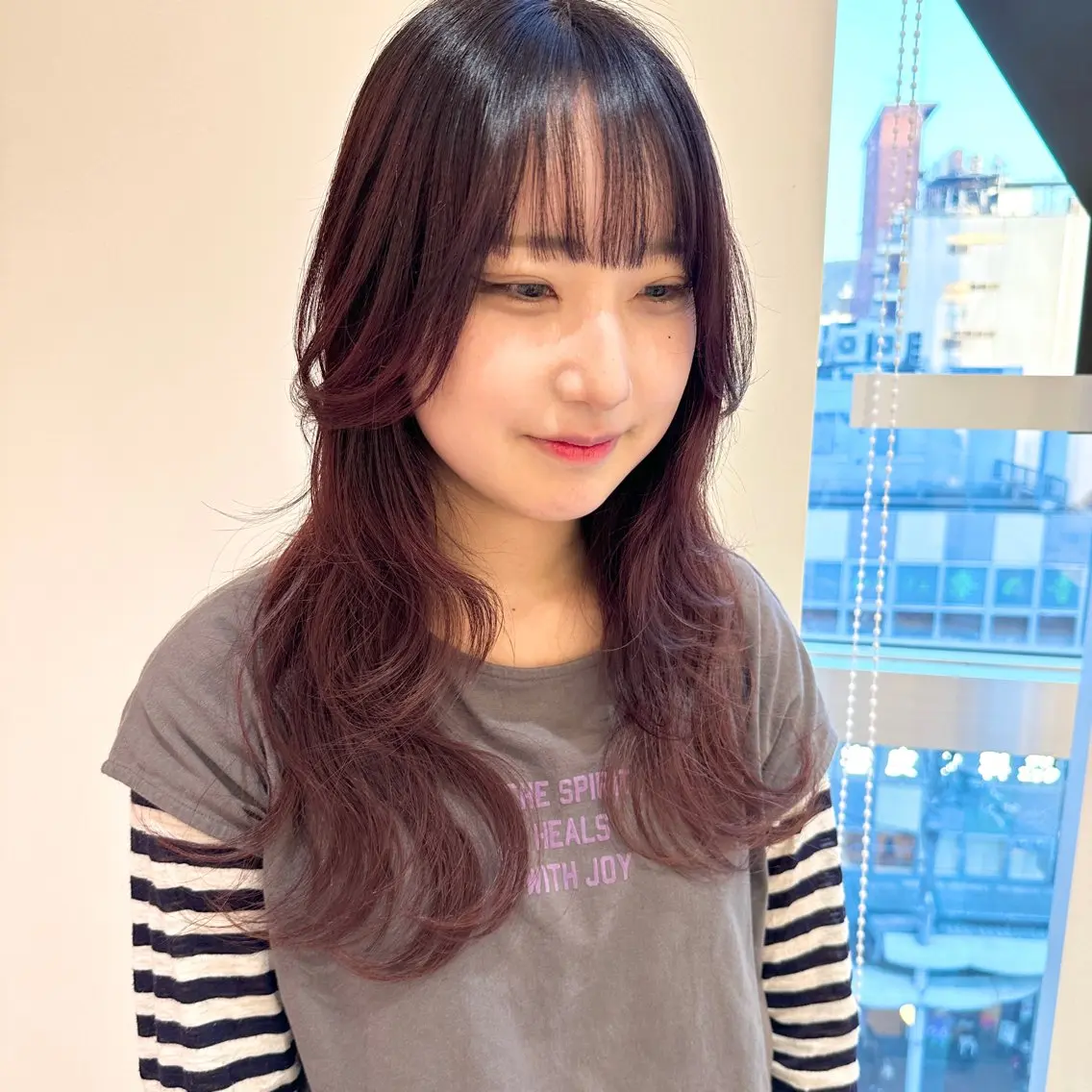 ロング カラー ブリーチ グラデーションカラー レイヤーカット カット ヘアカラー レイヤー/ウルフ/ ハイトーンchimiのヘアスタイル