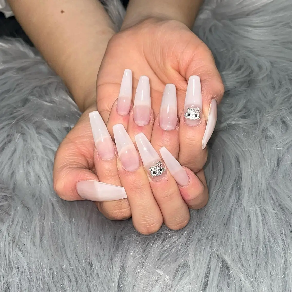 ネイル 長さ出し ハンドネイル RICO Nail パーツつけ放題🌈のネイルデザイン