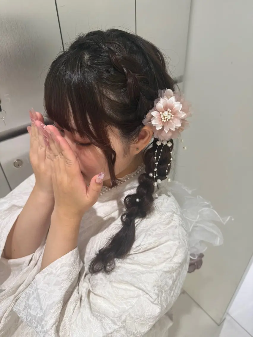 ロング ヘアアレンジ 着付け 🌈 YUUNA🌈のヘアスタイル