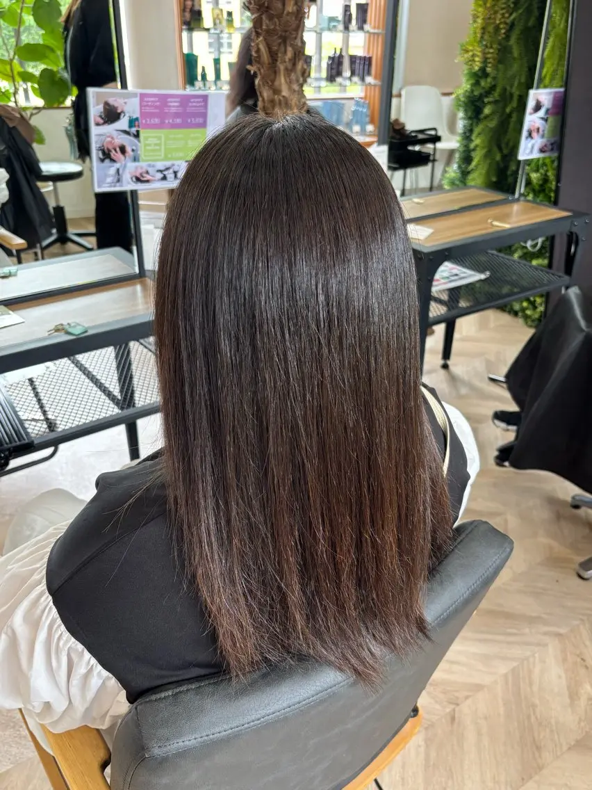 縮毛矯正 江原 帆香のヘアスタイル