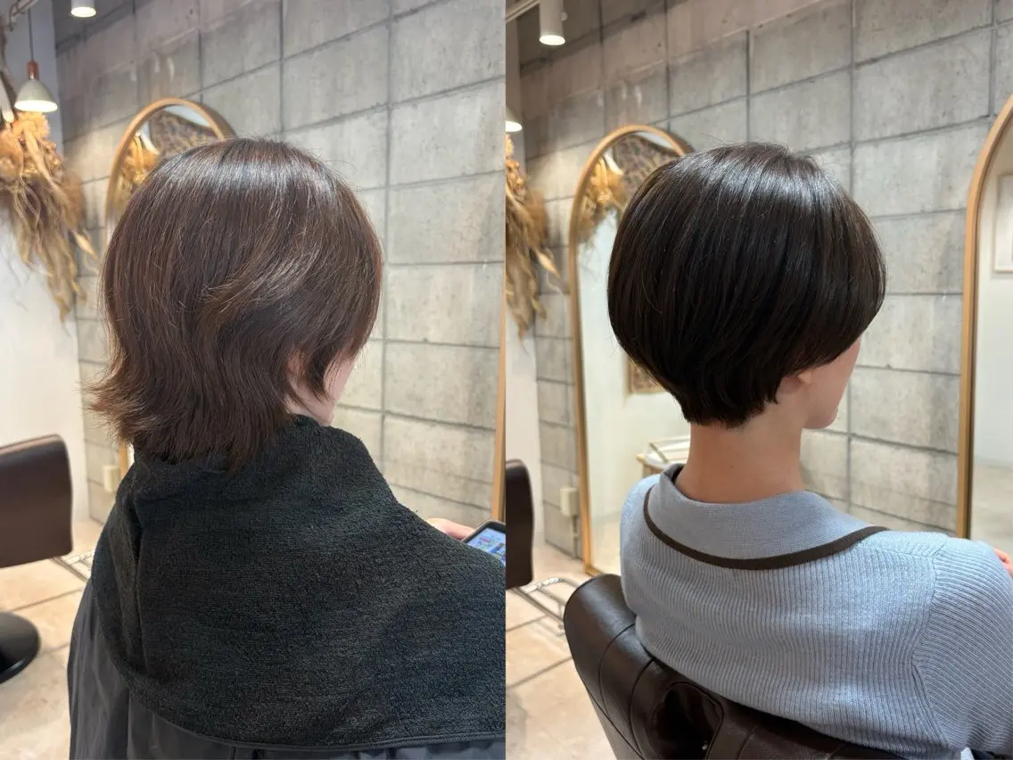 ショート 中村 潮音のヘアスタイル