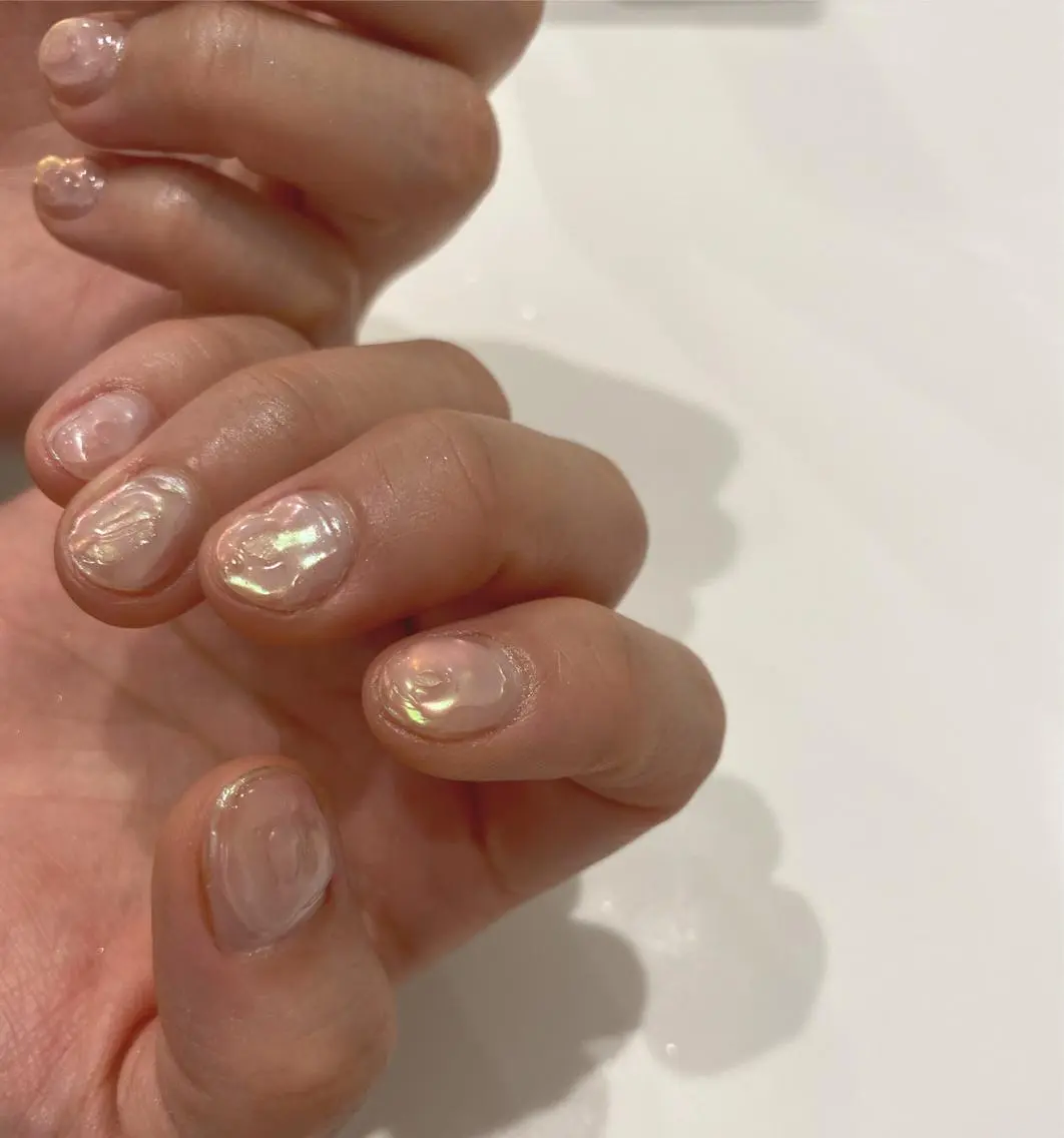ネイル 氷ネイル・うるうるネイル Ann nailのネイルデザイン
