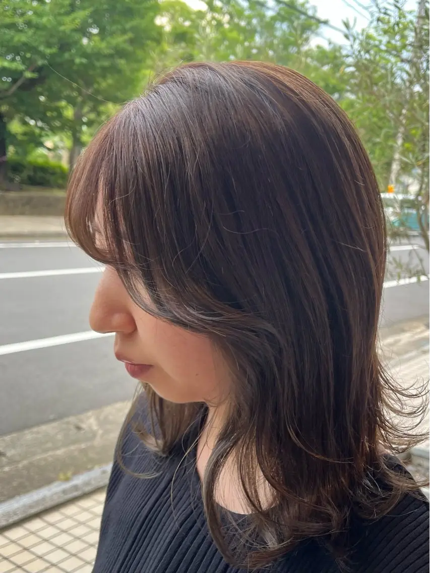 ✨🪞レディースカット💇🏻‍♀️✨【カールを付ける】前髪パーマ🐩の写真