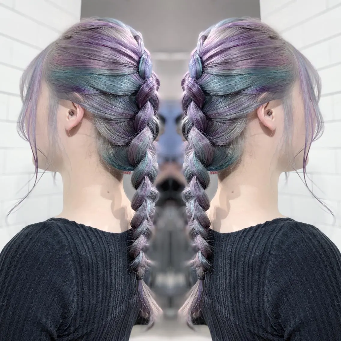 セミロング カラー パーマ ヘアアレンジ メンズ キッズ ネイル マツエク・マツパ ヘアカラー トリートメント 髪質改善×ハイトーン 中田啄也のヘアスタイル