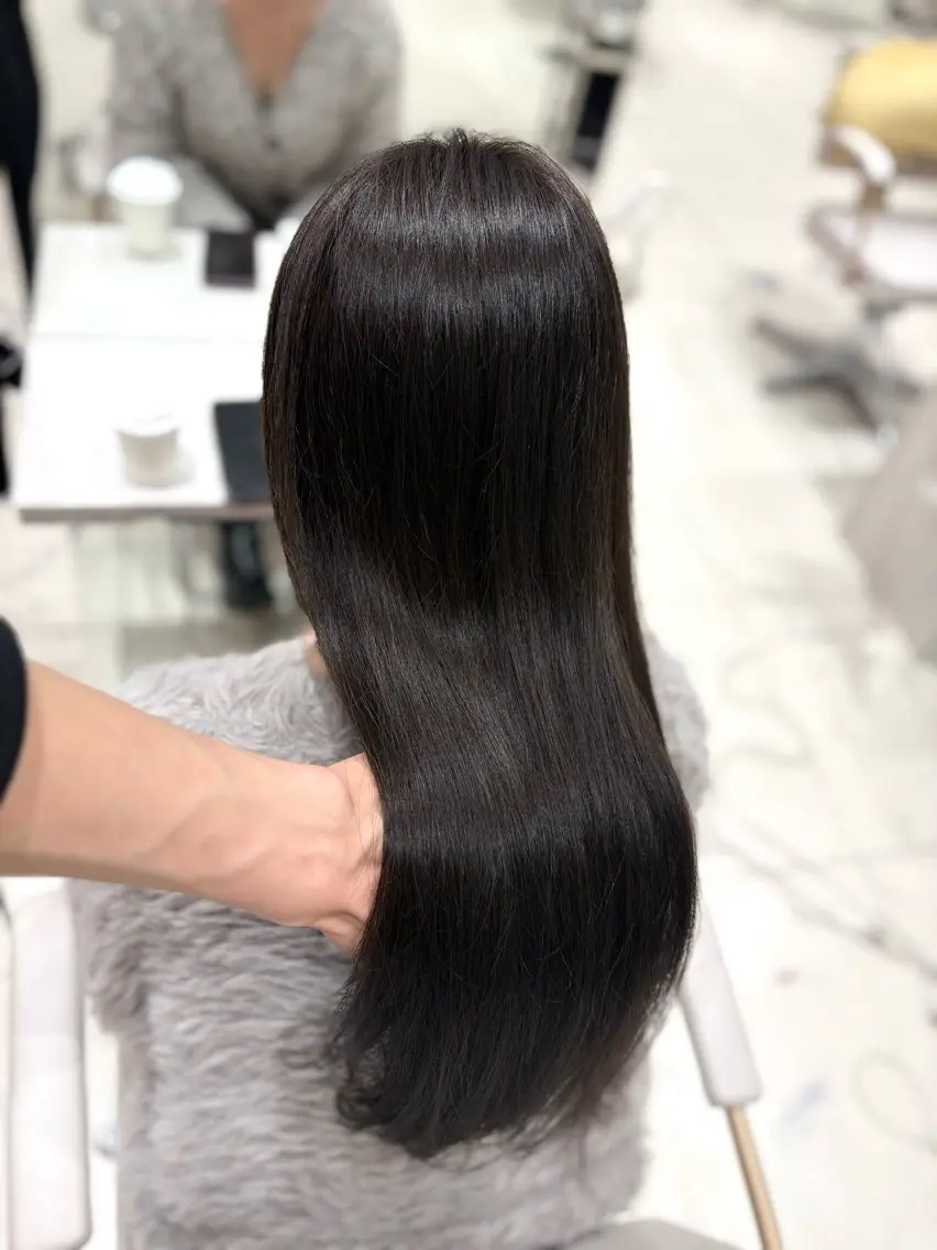 ロング カラー 透明感カラー グレージュ ラベンダーカラー ラベンダーグレージュ ラベンダーグレー ヘアカラー トリートメント 銀座/レイヤー/ 透明感カラー✨りくのヘアスタイル