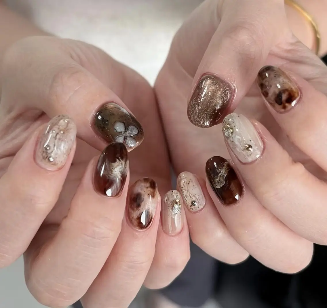 ネイル ハンドネイル Pure&Rich Nailのネイルデザイン