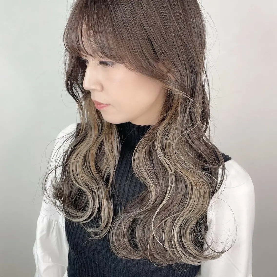 セミロング カラー RAISE by_WHITEのヘアスタイル