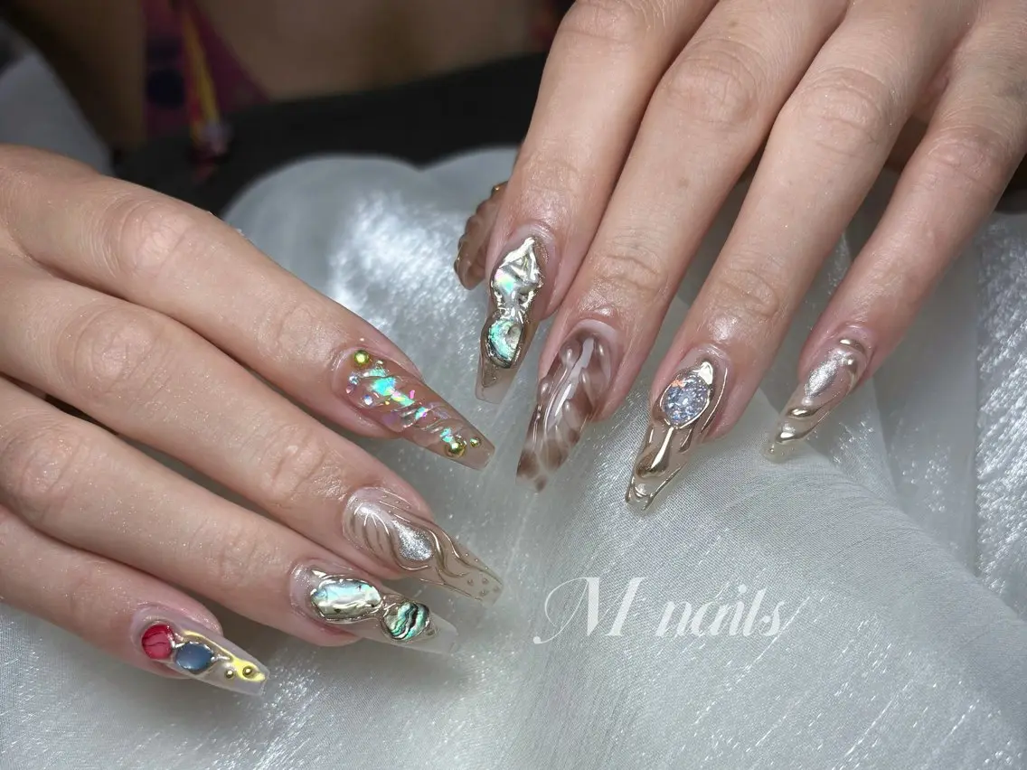 ネイル M 🌷Nail 長さだし専門店のネイルデザイン