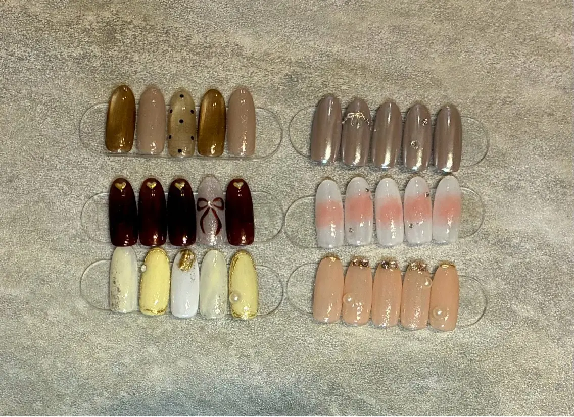 【Jr.ネイリスト】（hand）アートメニュー　¥9500→¥6500オフ込みの写真