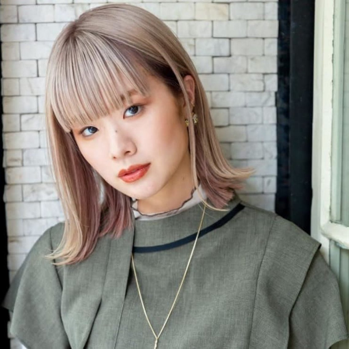 カラー ヘアカラー トリートメント いのうえ ももかのヘアスタイル
