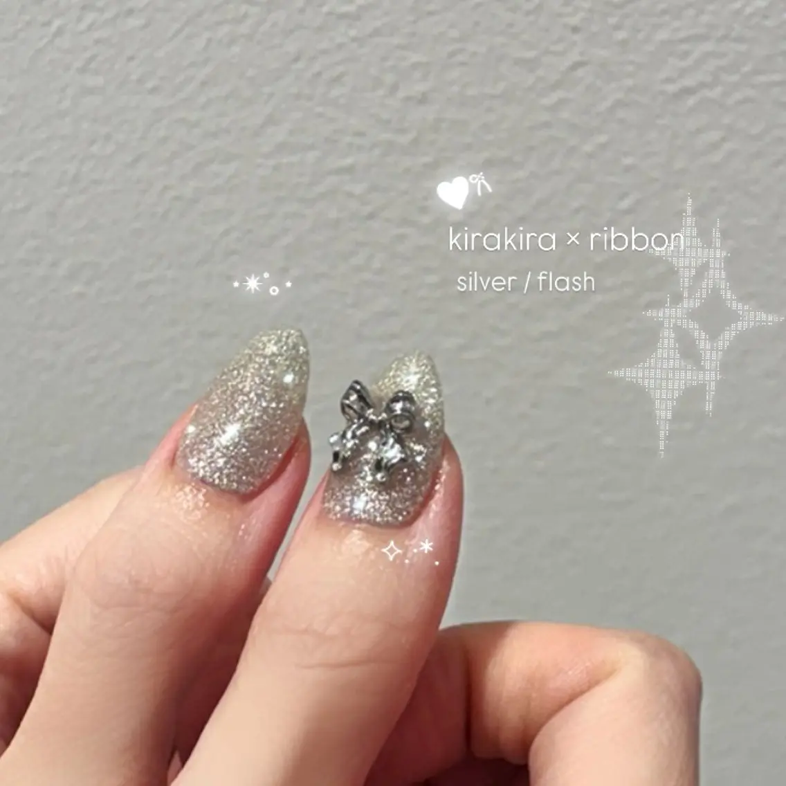 ネイル リボン ハンドネイル beau'r noaのネイルデザイン